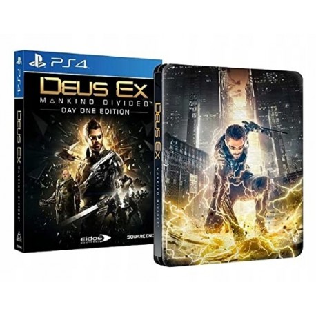Deus Ex Mankind Divided Steelbook Edition PS4 używana PL