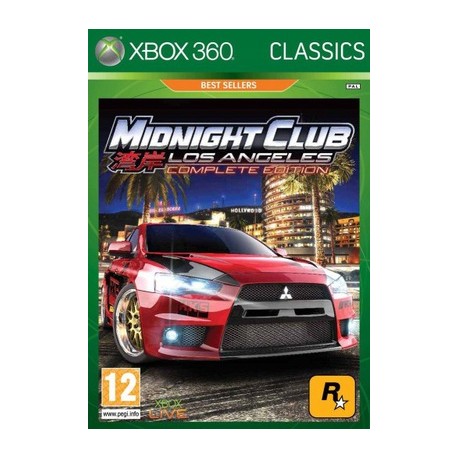 Midnight Club Los Angeles Complete Edition X360 używana ENG