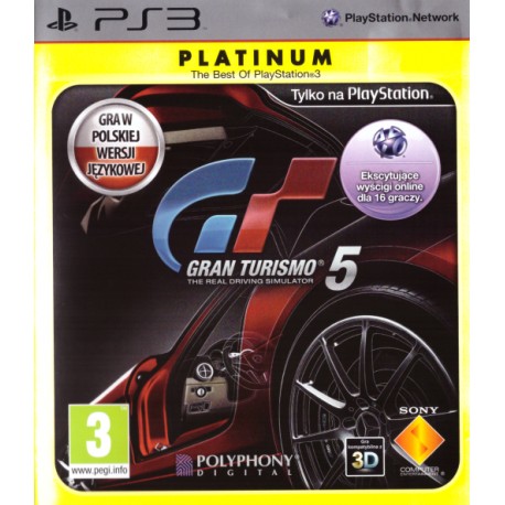 Gran Turismo 5 PS3 używana PL