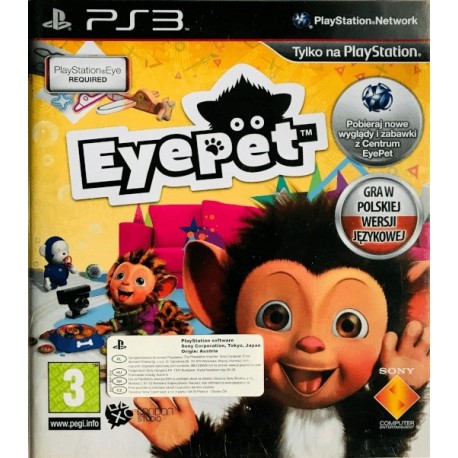 EyePet PS3 używana PL