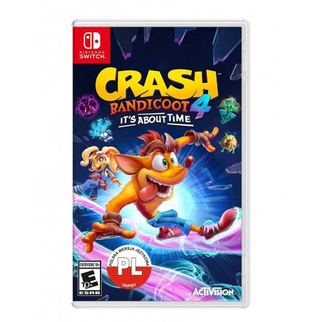Crash Bandicoot 4 It's About Time SWITCH nowa PL