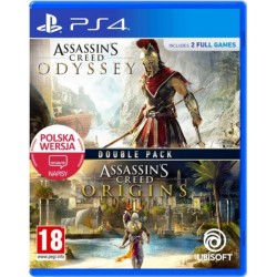Assassin's Creed Odyssey + Origins Pack PS4 nowa PL
