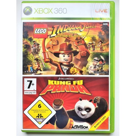 LEGO Indiana Jones + Kung Fu Panda X360 używana ENG