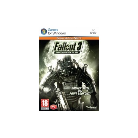 Fallout 3 Dodatki Broken Steel + Point Lookout PC używana PL