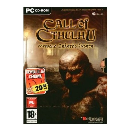 Call of Ctulhu: Mroczne Zakątki Świata PC używana PL
