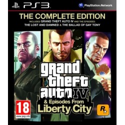 Grand Theft Auto IV & Episodes from Liberty City PS3 używana ENG