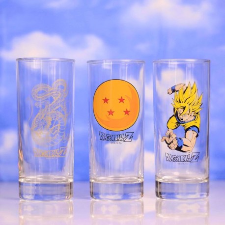Zestaw 3 szklanek ABYStyle Dragon Ball Z nowa