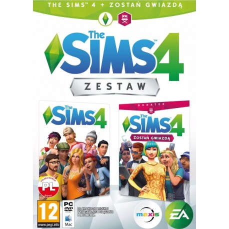 Zestaw The Sims 4 + Zostań Gwiazdą PC używana PL