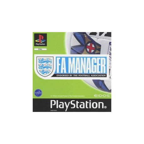 F.A. Manager PS1 używana ENG
