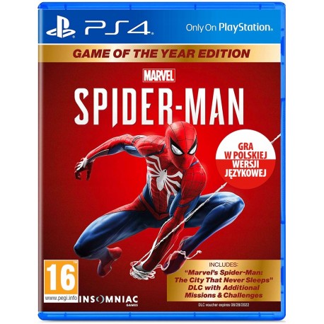 Spider-Man Game of the Year Edition PS4 nowa PL
