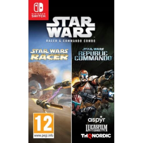Star Wars Racer and Commando Combo SWITCH nowa PL