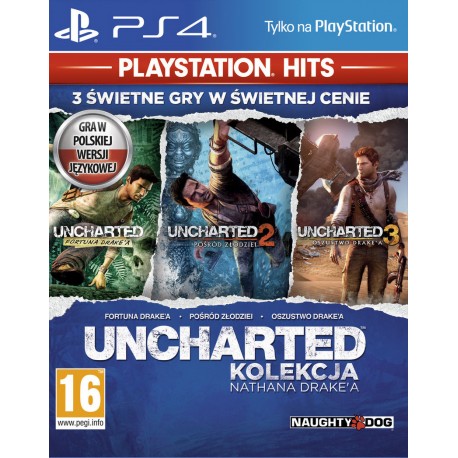 Uncharted Kolekcja Nathana Drake'a PS4 nowa PL