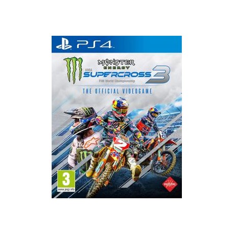 Monster Energy Supercross 3 PS4 używana ENG