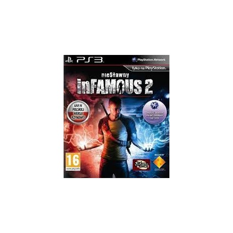 Niesławny inFamous 2 PS3 używana PL