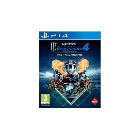 Monster Energy Supercross 4 PS4 używana ENG