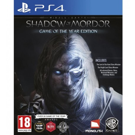 Śródziemie Cień Mordoru Game of The Year Edition PS4 używana PL