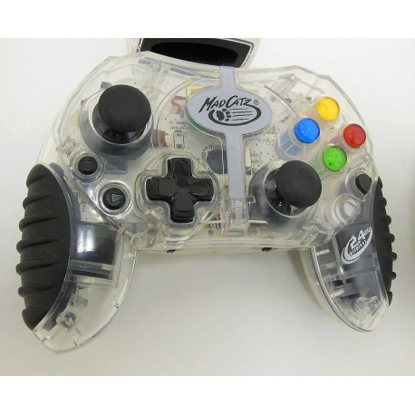 Pad Xbox Classic Mad Catz Transparent bezprzewodowy XBOX używana