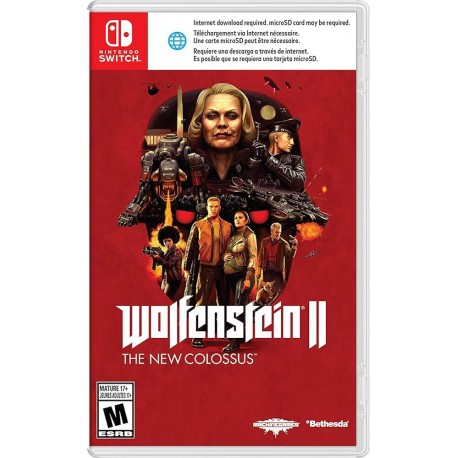 Wolfenstein II The New Colossus SWITCH używana ENG