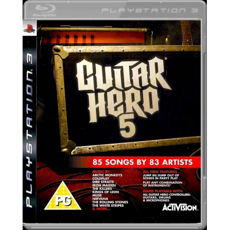Guitar Hero 5 PS3 używana ENG