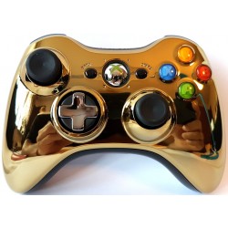 Pad Xbox 360 Limitowany Chrome Gold używana