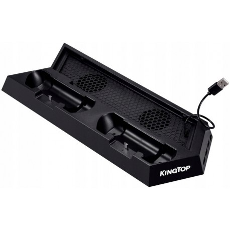 Podstawka chłodząca z ładowarką Dobe do PS4 Fat używana