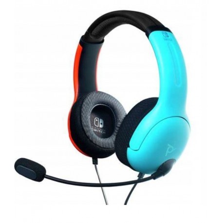 PDP SWITCH Słuchawki Przewodowe LvL40 Red/Blue używane
