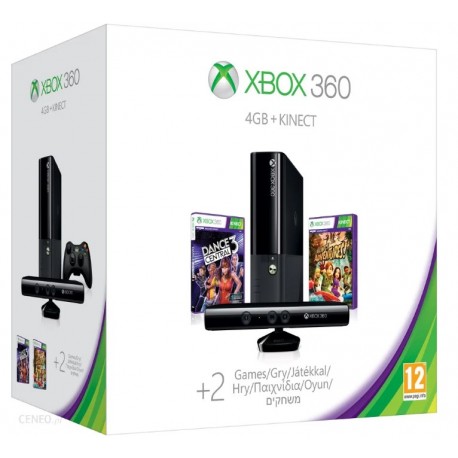 Konsola Xbox 360 E 4 GB + Kinect używana
