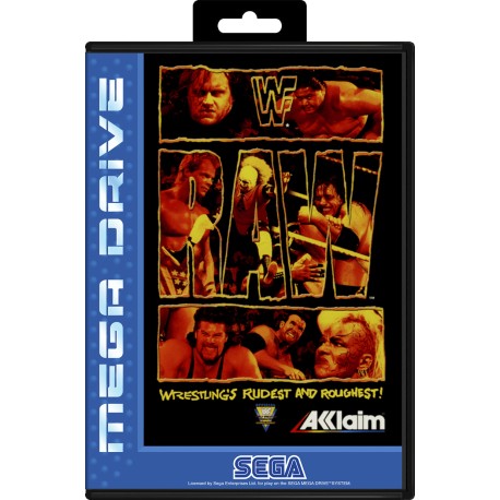 WWF Raw Mega Drive używana ENG