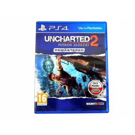 Uncharted 2 Pośród Złodziei Remastered PS4 używana PL