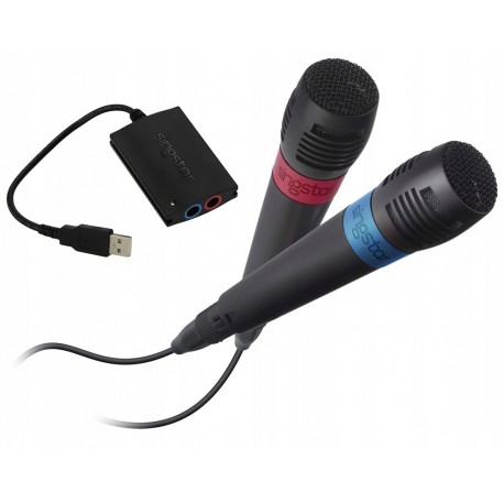 2 Mikrofony SingStar Przewodowe PS3 używana