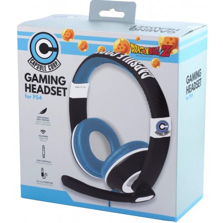 Słuchawki z mikrofonem Dragon Ball PS4/SWITCH nowa
