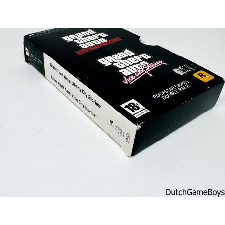 Grand Theft Auto Liberty City Stories + Vice City Stories Rockstar Games Double Pack PSP używana ENG