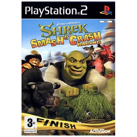 Shrek Smash n' Crash Racing PS2 używana ENG