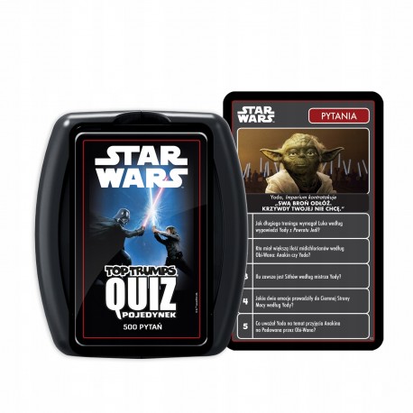 Gra Top Trumps Quiz Star Wars Pojedynek nowa