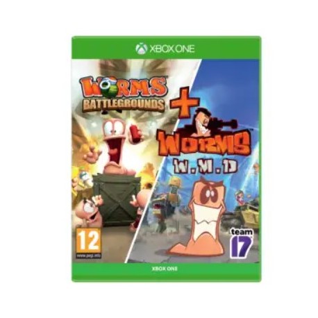 Worms Battlegrounds + WMD Double Pack XONE używana PL