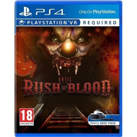 Until Dawn Rush of Blood PS4 używana PL