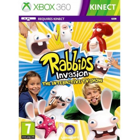 Rabbids Invasion Interaktywny Program TV X360 używana ENG