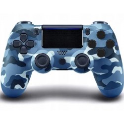 Pad PS4 niebieski moro zamiennik bezprzewodowy używana