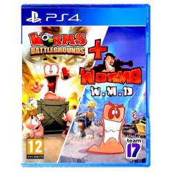 Worms Battlegrounds + Worms W.M.D PS4 używana PL