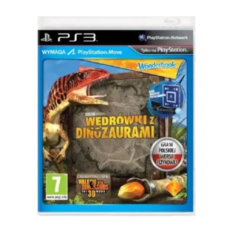 Wonderbook Wędrówki z Dinozaurami PS3 używana PL