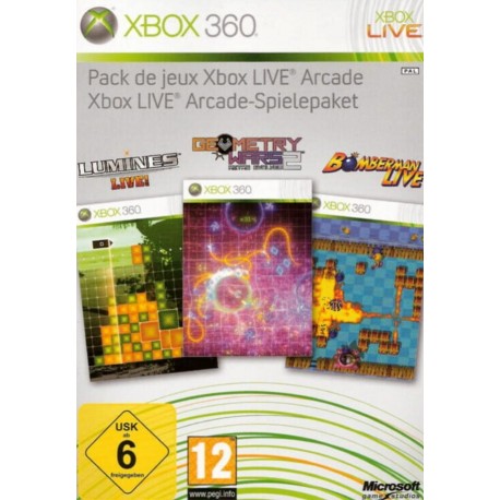 Xbox Live Arcade Game Pack X360 używana ENG