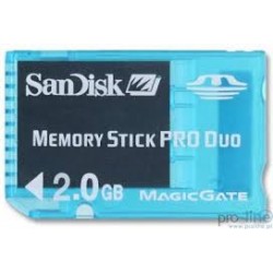 Karta pamięci PSP Memory Stick Pro Duo 2GB używana