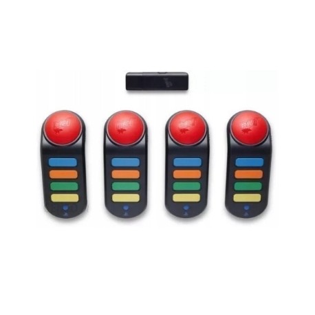 Kontrolery Buzz! bezprzewodowe Buzzery z odbiornikiem PS3 używane