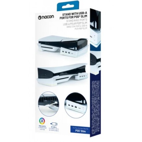 Podstawka Nanco RGB z HUB USB do PS5 Slim używana