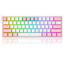 Klawiatura gamingowa Redragon Fizz RGB K617 White/Grey używana