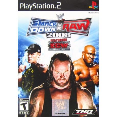 WWE SmackDown vs Raw 2008 PS2 używana ENG