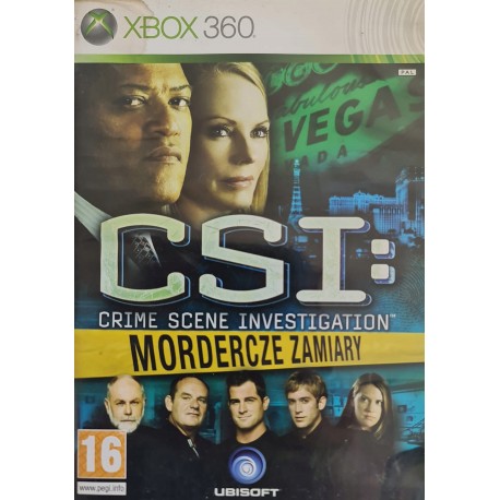 CSI Crime Scene Investigation Mordercze Zamiary X360 używana PL