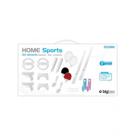 Zestaw akcesoriów do Wii BigBen Home Sports 24 elementy używana