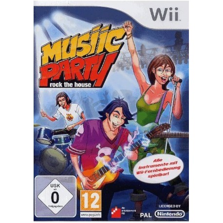 Music Party Rock the House Wii używana ENG