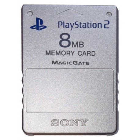 Karta pamięci do PS2 8MB Sony MagicGate srebrna oryginalna używana